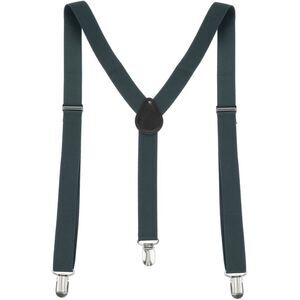 Suspenders Metal Clips Adjustable Elastic Band Y Shaped Suspender Bright Red